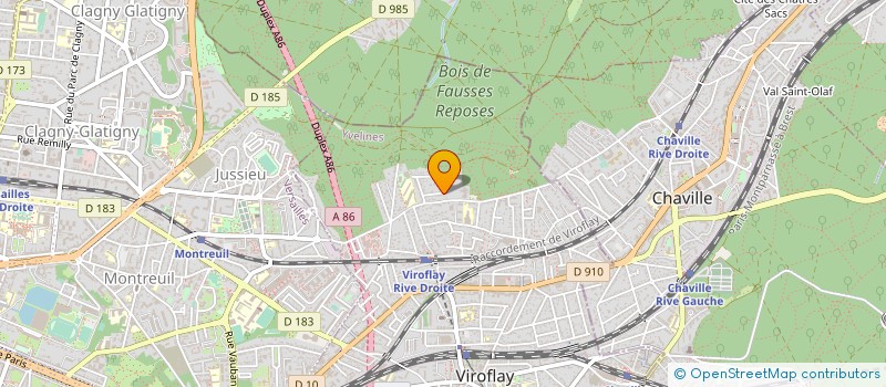 localisation de l'entreprise AMICALE DES ELEVES DE PHARMACI  VIROFLAY