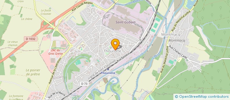 localisation de l'entreprise AMICALE DES ELEVEURS D OISEAUX  THOUROTTE