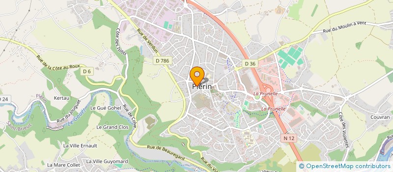 localisation de l'entreprise AMICALE DES EMPLOYES COMMUNAUX  PLERIN