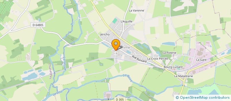 localisation de l'entreprise AMICALE DES EMPLOYES COMMUNAUX DE LHOMME  LHOMME