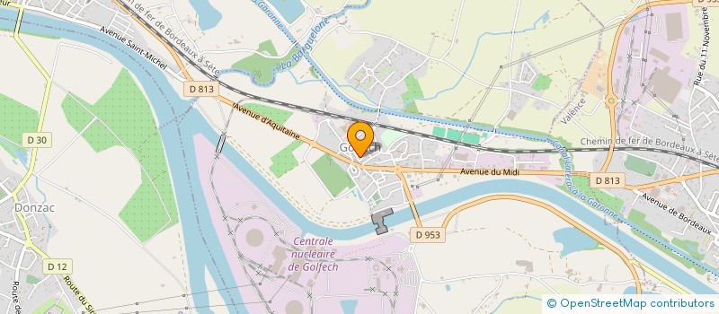 localisation de l'entreprise AMICALE DES EMPLOYES DE LA COMMUNE DE VALENCE D'AGEN (82400) à VALENCE