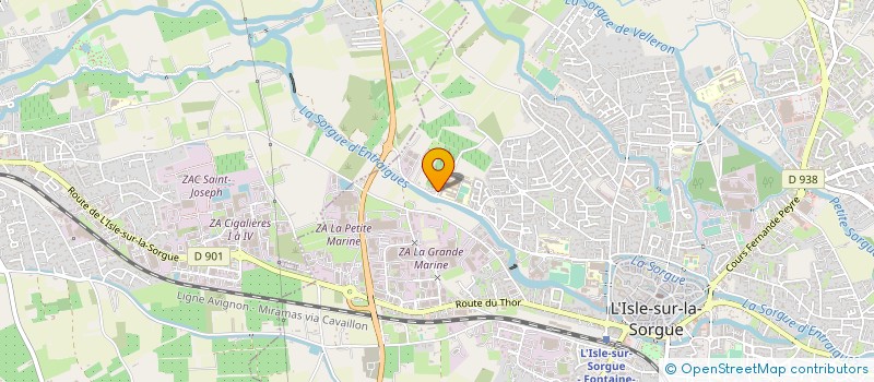 localisation de l'entreprise AMICALE DES EMPLOYES MUNICIPAUX à L ISLE SUR LA SORGUE