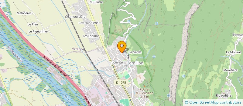 localisation de l'entreprise AMICALE DES EMPLOYES MUNICIPAUX  FONTANIL-CORNILLON