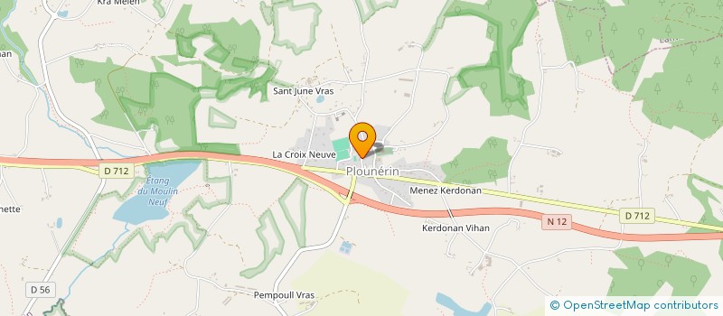 localisation de l'entreprise AMICALE DES ENDUROS 22  PLOUNERIN