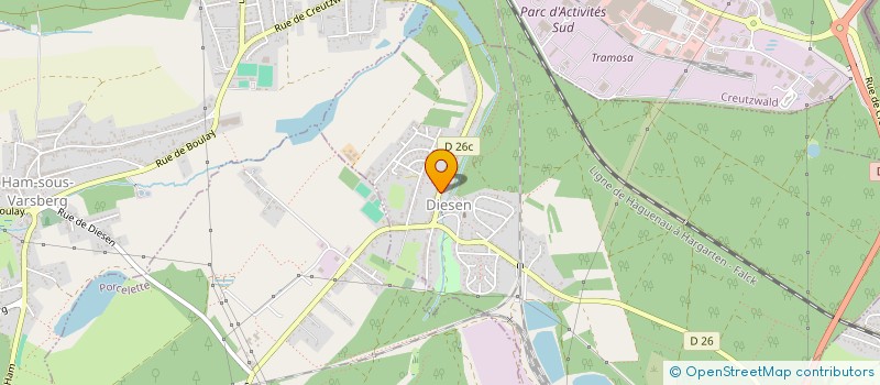 localisation de l'entreprise AMICALE DES ENFANTS DE DIESEN  DIESEN