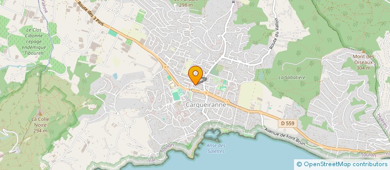 localisation de l'entreprise AMICALE DES ENFANTS DU SOLEIL  CARQUEIRANNE