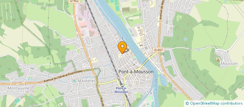 localisation de l'entreprise AMICALE DES ENSEIGNANTS  PONT-A-MOUSSON