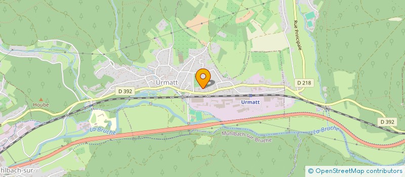 localisation de l'entreprise AMICALE DES ETANGS DE PECHE D'URMATT  URMATT