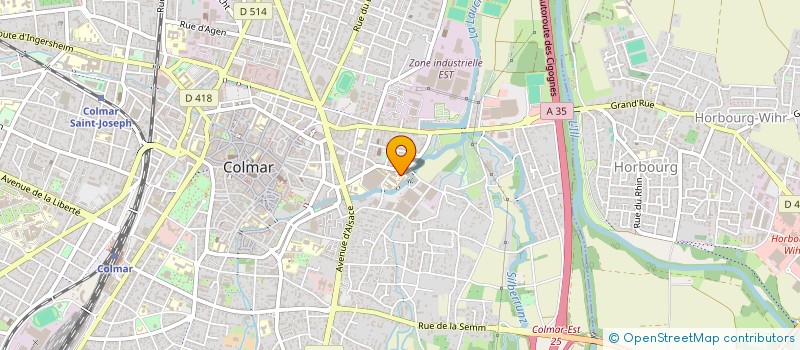 localisation de l'entreprise AMICALE DES ETUDIANTS DU DEPARTEMENT CARRIERES JURIDIQUES ET JUDICIAIRES DE L'INSTITUT UNIVERSITAIRE DE TECHNOLOGIE   COLMAR