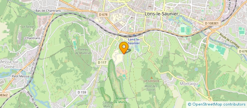 localisation de l'entreprise AMICALE DES ETUDIANTS DU LYCEE MANCY à LONS-LE-SAUNIER