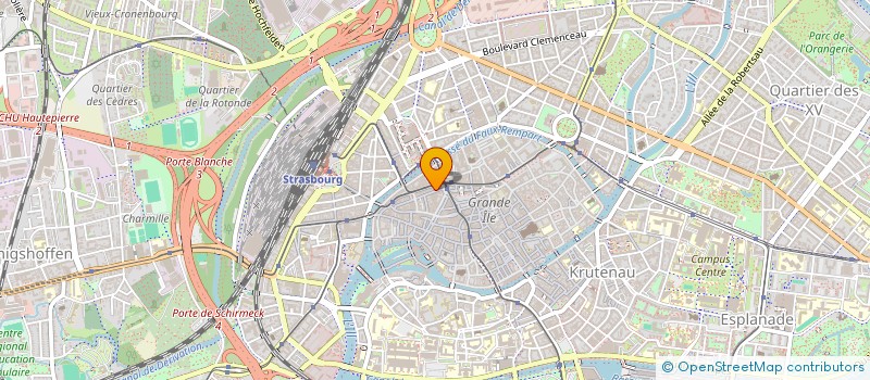 localisation de l'entreprise AMICALE DES ETUDIANTS EN OSTEOPATHIE DE STRASBOURG à STRASBOURG
