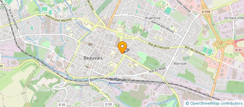 localisation de l'entreprise AMICALE DES ETUDIANTS GEA DE L' IUT DE BEAUVAIS  BEAUVAIS