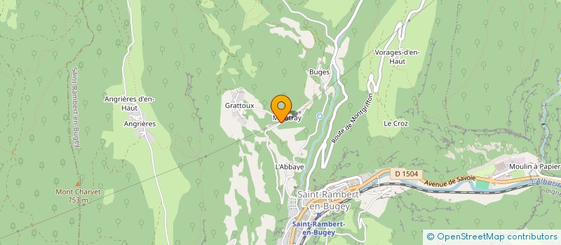 localisation de l'entreprise AMICALE DES EURASIENNES  SAINT-RAMBERT-EN-BUGEY