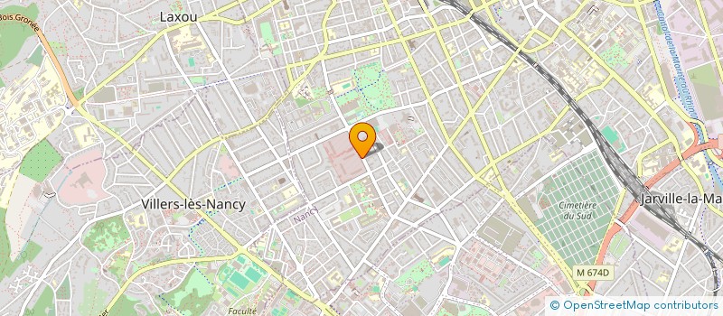 localisation de l'entreprise AMICALE DES FAMILLES DE LA BDD DE NANCY  NANCY