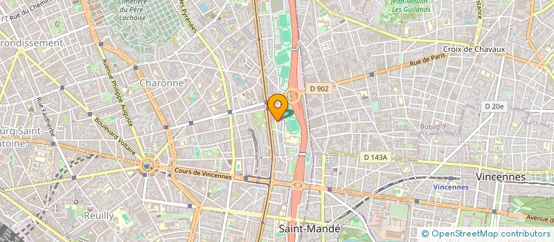 localisation de l'entreprise AMICALE DES FEMMES BANGOUA  PARIS