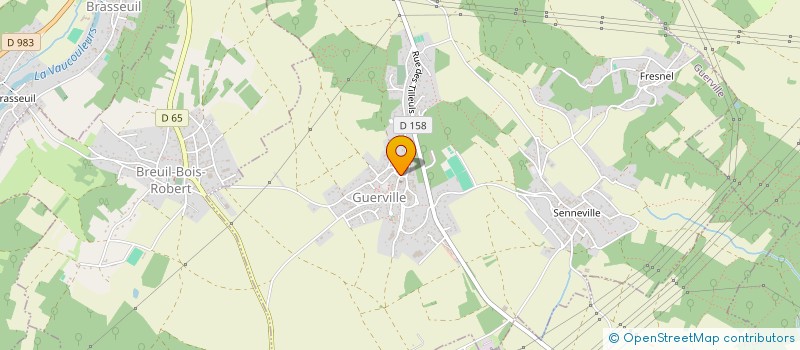 localisation de l'entreprise AMICALE DES FETES  BREUIL-BOIS-ROBERT