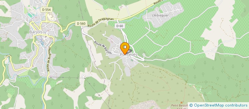 localisation de l'entreprise AMICALE DES FETES DE PONTEVES à PONTEVES