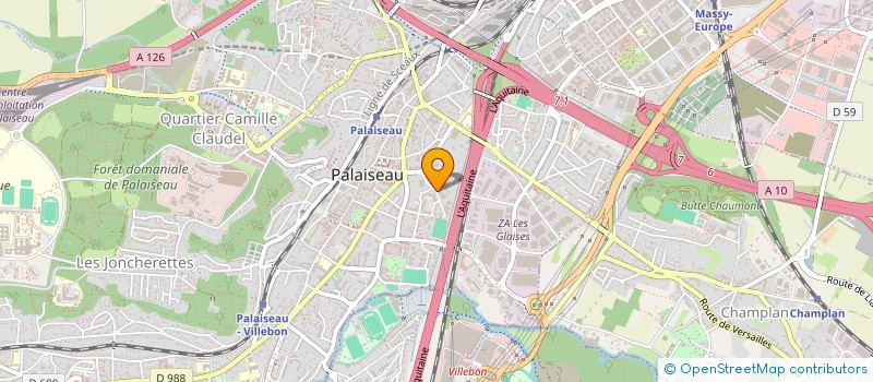 localisation de l'entreprise AMICALE DES FONCTIONNAIRES DE POLICE,CIRCONSCRIPTION PALAISEAU ORSAY  PALAISEAU