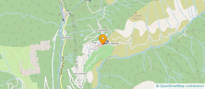 localisation de l'entreprise AMICALE DES FORESTIERS SAPEURS DE LA BASE DE CLANS  CLANS