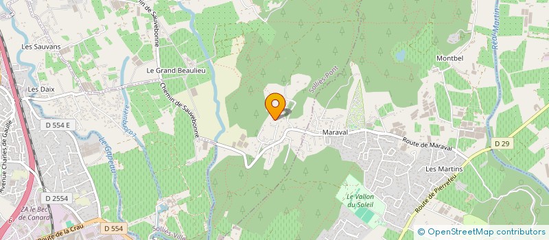 localisation de l'entreprise AMICALE DES GARDES PARTICULIERS à SOLLIES-PONT