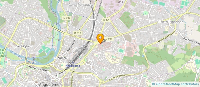 localisation de l'entreprise AMICALE DES GENDARMES DE RESERVE 16 (A.G.R. 16) à ANGOULEME