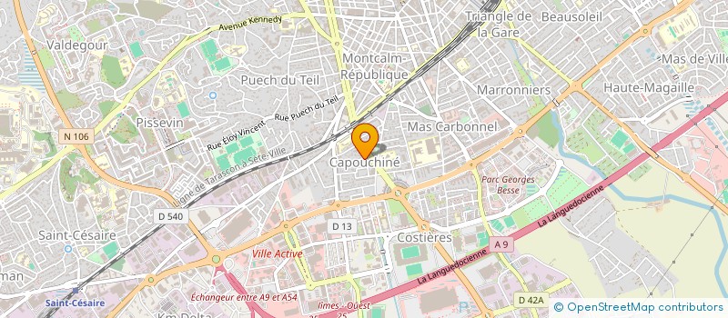 localisation de l'entreprise AMICALE DES GENS DU NORD ET DU PAS DE CALAIS  NIMES