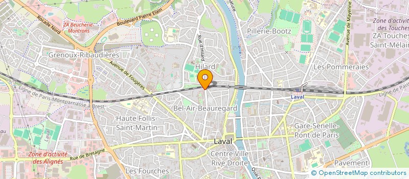 localisation de l'entreprise AMICALE DES GUINEENS ET GUINEENNES DE MAYENNE à LAVAL