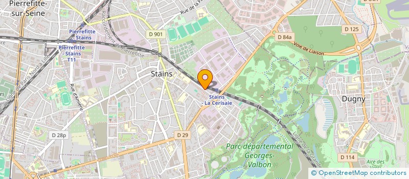 localisation de l'entreprise AMICALE DES HABITANTS DE LA PRETRESSE à STAINS