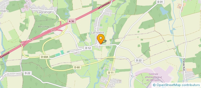 localisation de l'entreprise AMICALE DES HABITANTS DE LARIVIERE ET ENVIRONS à LARIVIERE