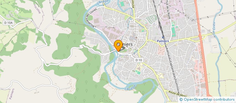 localisation de l'entreprise AMICALE DES HANDBALLEURS DE PAMIERS  PAMIERS