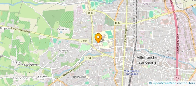 localisation de l'entreprise AMICALE DES HIRONDELLES à VILLEFRANCHE-SUR-SAONE