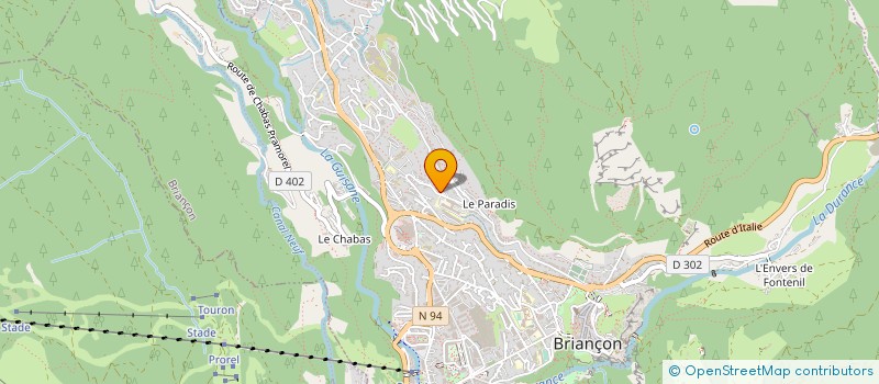 localisation de l'entreprise AMICALE DES HOSPITALIERS à BRIANCON