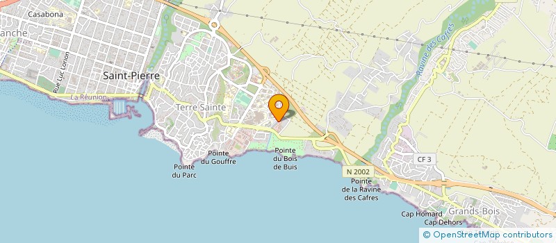 localisation de l'entreprise AMICALE DES HOSPITALIERS DU SUD à SAINT-PIERRE