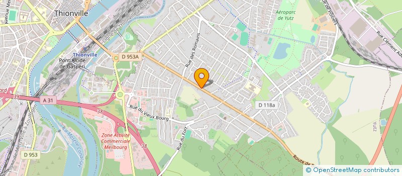 localisation de l'entreprise AMICALE DES ITALIENS DE THIONVILLE  YUTZ