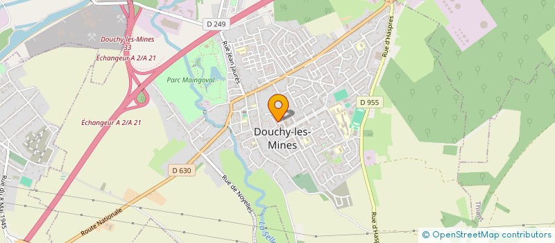 localisation de l'entreprise AMICALE DES JARDINIERS à DOUCHY-LES-MINES