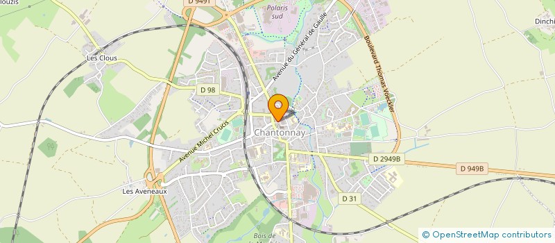 localisation de l'entreprise AMICALE DES JAUDOINS  LA JAUDONNIERE