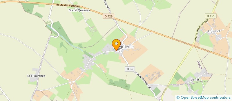 localisation de l'entreprise AMICALE DES JEUNES DE BRACQUETUIT  BRACQUETUIT