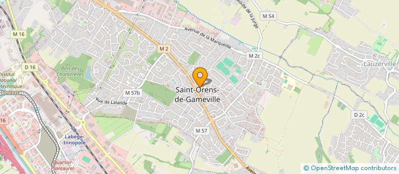 localisation de l'entreprise AMICALE DES JEUNES ENFANTS à SAINT-ORENS-DE-GAMEVILLE