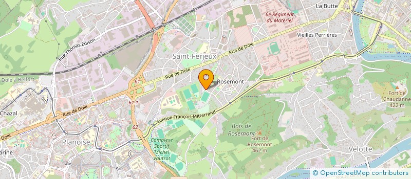 localisation de l'entreprise AMICALE DES JEUNES MAHORAIS DE BESANCON  BESANCON