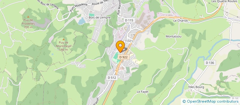 localisation de l'entreprise AMICALE DES JEUNES SAPEURS POMPIERS DE YDES à YDES