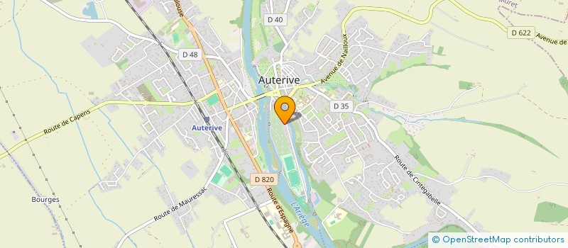 localisation de l'entreprise AMICALE DES JOUEURS AUTERIVE XV  AUTERIVE