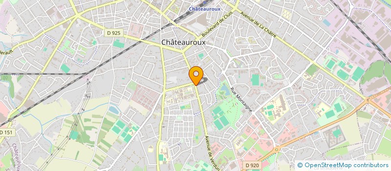 localisation de l'entreprise AMICALE DES JOUEURS DU RACC à CHATEAUROUX