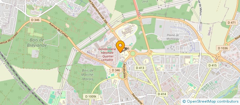 localisation de l'entreprise AMICALE DES JOUEURS DU RMCS à MELUN
