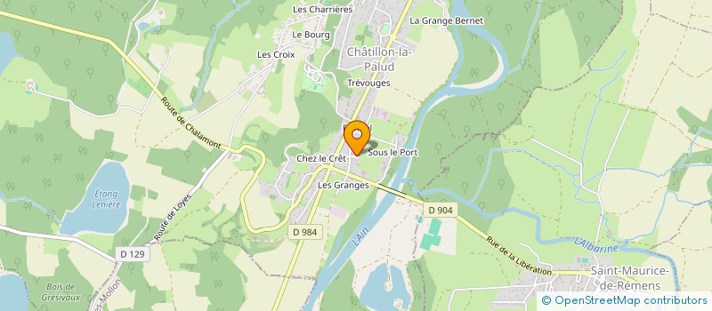 localisation de l'entreprise AMICALE DES JOYEUX RETRAITES à CHATILLON-LA-PALUD