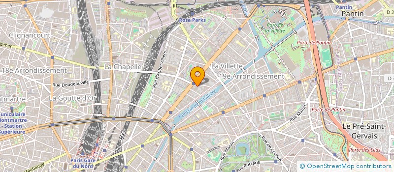 localisation de l'entreprise AMICALE DES JUIFS DE JERBA  PARIS