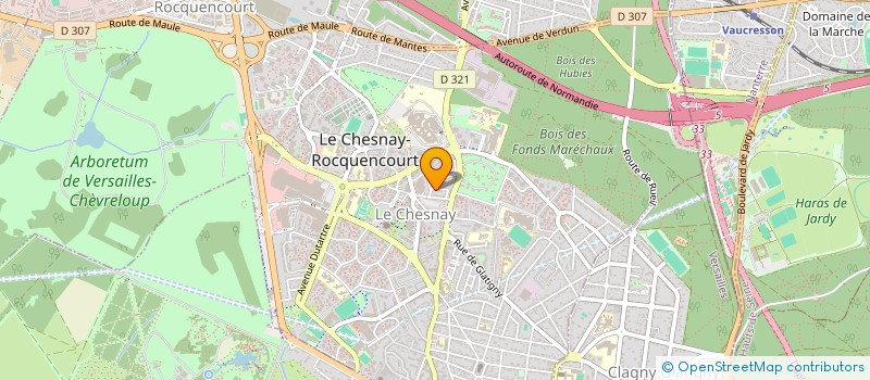 localisation de l'entreprise AMICALE DES LAMAS MECANICIENS AMATEURS  LE CHESNAY-ROCQUENCOURT