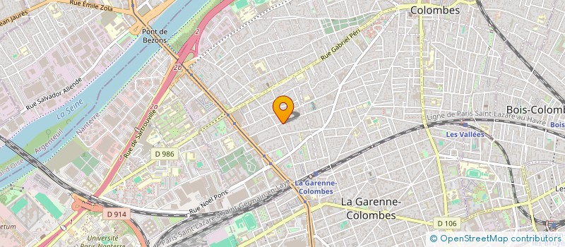 localisation de l'entreprise AMICALE DES LANCEURS DE SACS DE COURBEVOIE  COURBEVOIE