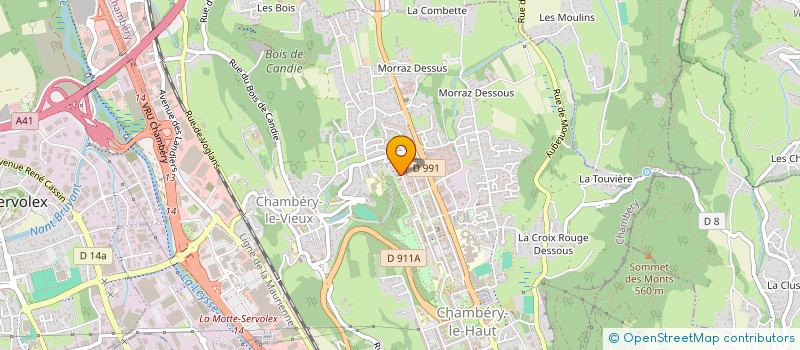 localisation de l'entreprise AMICALE DES LOCATAIRES  CHAMBERY