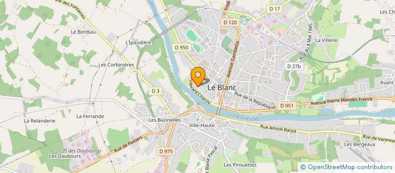 localisation de l'entreprise AMICALE DES LOCATAIRES BLANCOIS à LE BLANC