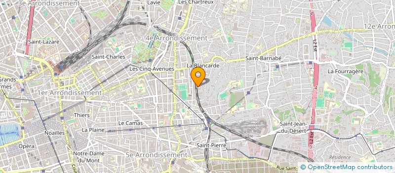 localisation de l'entreprise AMICALE DES LOCATAIRES BOTINELLY CHEMIN DE FER à MARSEILLE